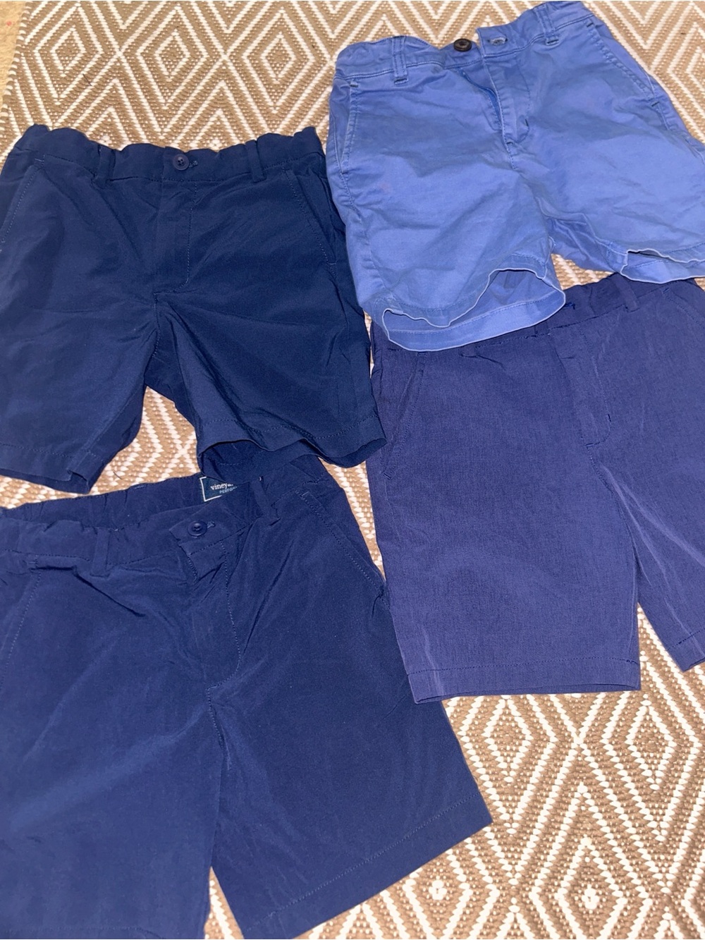 Vineyard Vines Boys Navy & Light Blue Shorts Set